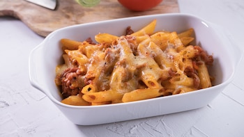 Macarrones del cardenal, un plato